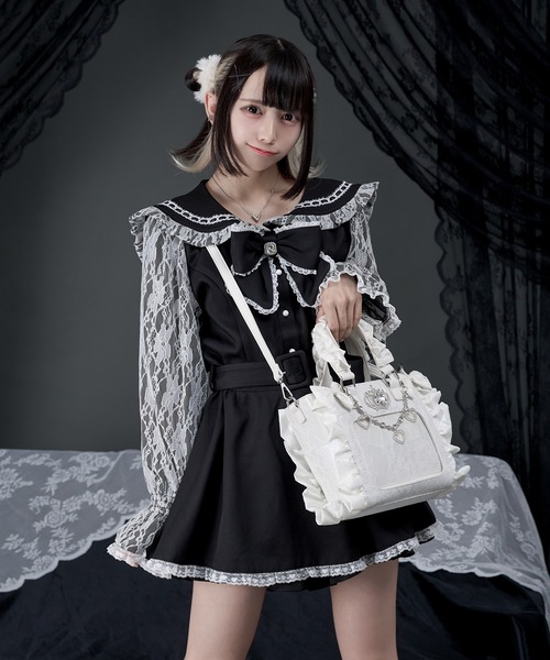 Pal elfy ショルダーバッグ バッグ オーロラレースミニ姫痛バ/地雷系