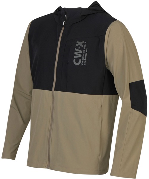 CW-X ナイロンジャケット アウタートップス ジャケット フードつき