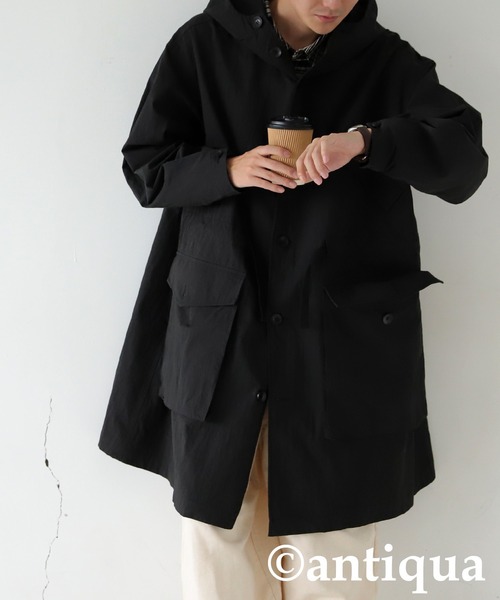 antiqua（アンティカ） ミリタリージャケット モッズコート 2way