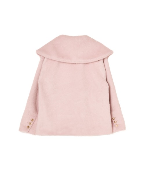 Her lip to ダウンコート ダウンジャケット Double Breasted Shaggy