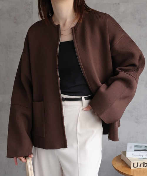 sakishimatokyo ジャケット ノーカラージャケット 「新色追加