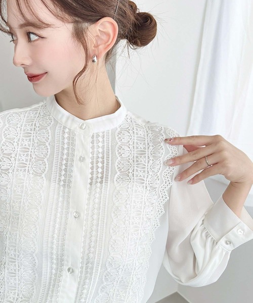 moment+ ブラウス シャツ 「累計販売枚数4万枚突破！」シフォンジョー