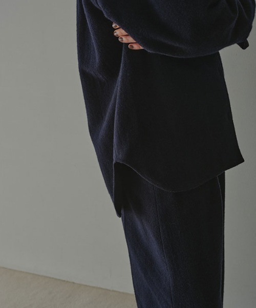 ETRE TOKYO（エトレトウキョウ） ブラウス シャツ ウールツイル