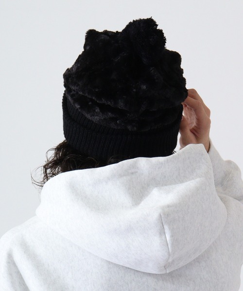 Twinkle（トゥインクル） ニット帽 ニットキャップ ファーボンボン