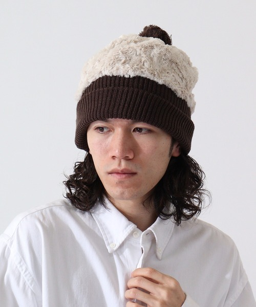 Twinkle（トゥインクル） ニット帽 ニットキャップ ファーボンボン