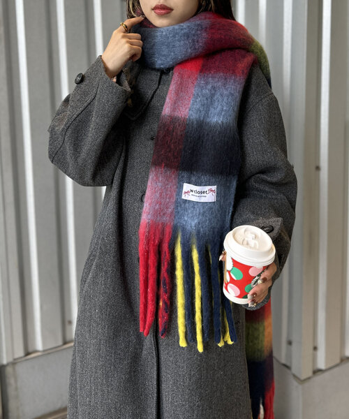 w closet（ダブルクローゼット） マフラー ストール 「3色展開