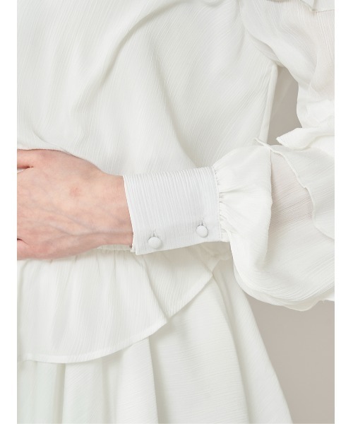 Darich（ダーリッチ） ワンピース ボリュームシフォンミニワンピース