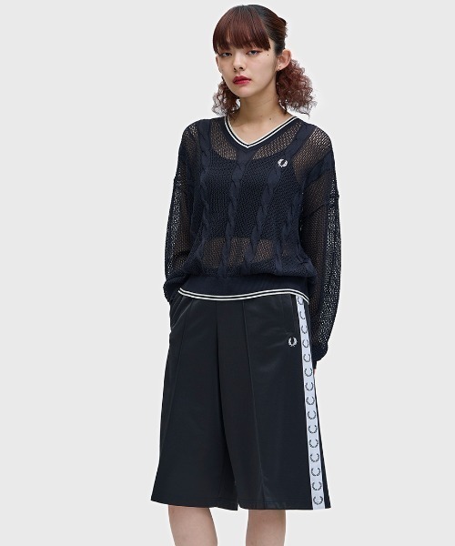 FRED PERRY（フレッドペリー） ニット セーター Mesh Cable Knit