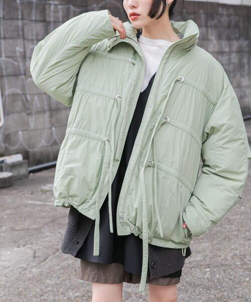 KBF（ケービーエフ） ダウンコート ダウンジャケット フロントリボン