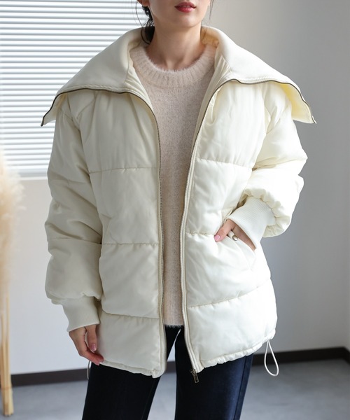 sakishimatokyo ダウンコート ダウンジャケット 「2WAY」リブカラー