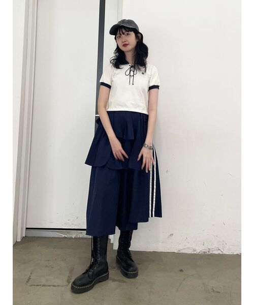 jouetie（ジュエティ） スカート アシメラインフリルフレアスカート
