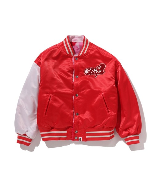 A BATHING APE（アベイシングエイプ） スタジャン ABC CAMO MULTI LOGO