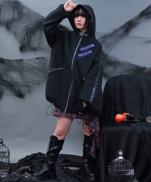 NIBBLE POISON（ニブルポイズン） モッズコート コート ベルトデザイン