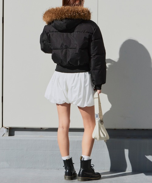 Chick ダウンコート ダウンジャケット Short-Length Quilted N-2B