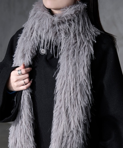 Ellno Loset（エルノロゼット） マフラー ロングシャギーマフラー