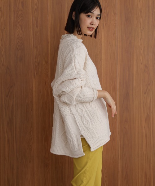 バトナー ケーブル ニット（レディーストップス） | ファッション の