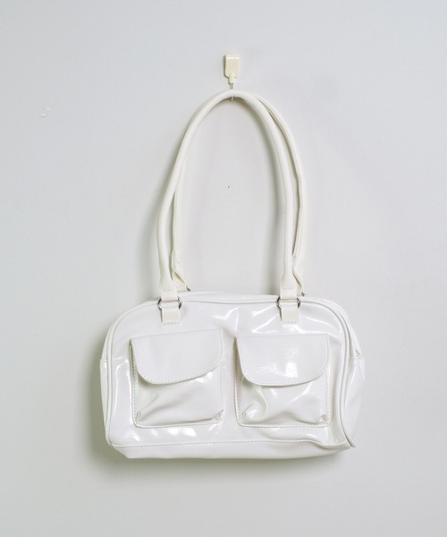 shopnikoniko（ショップにこにこ） ボストンバッグ 横長バッグ