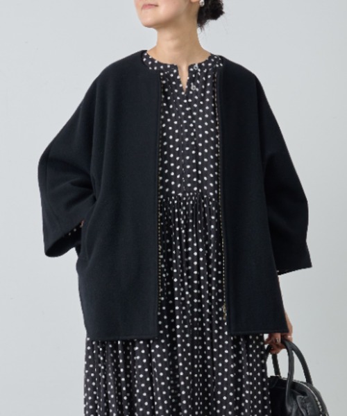 BEARDSLEY（ビアズリー） コート アウター ウールポンチョコート