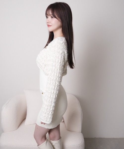 LIP SERVICE（リップサービス） ワンピース クラシカルツイード