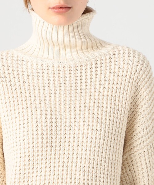 CABaN（キャバン） ニット セーター コットンカシミヤワッフル