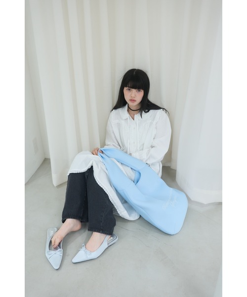Smyeon ショルダーバッグ バッグ Soft embroidery shoulder bag/ソフト