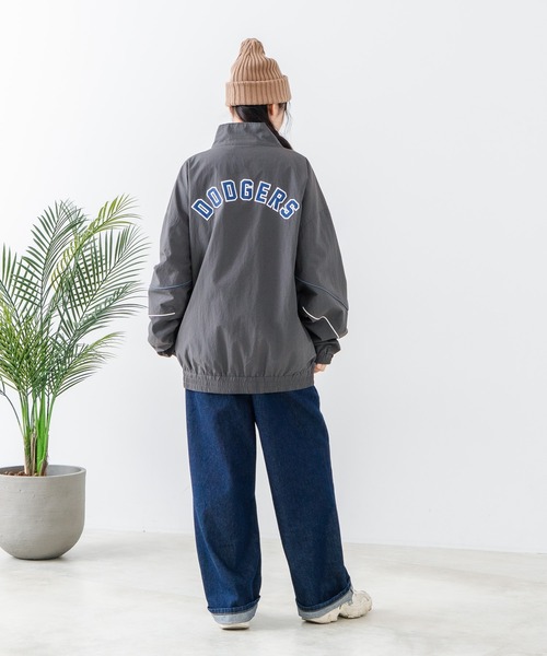 MLB ナイロンジャケット 「MLB/メジャーリーグベースボール」ツイル