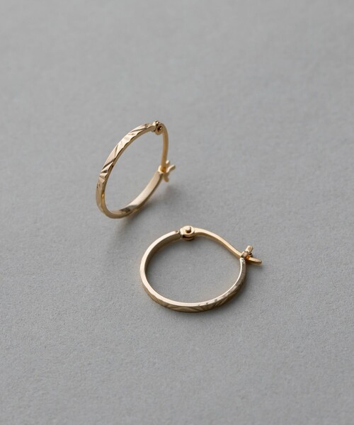 ete（エテ） ピアス K10YG クレール カット ピアス レディース