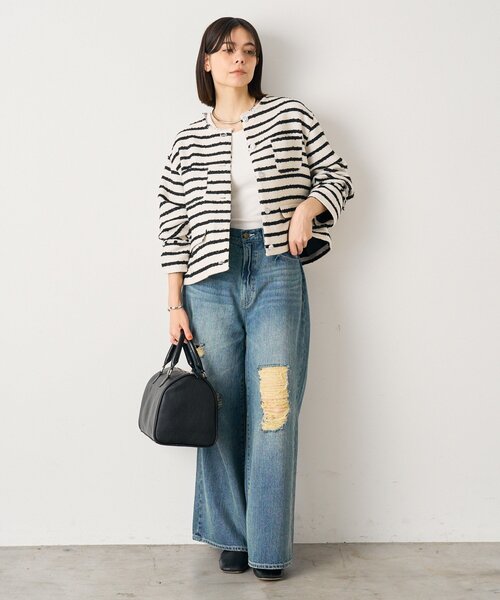 Loungedress（ラウンジドレス） ジャケット ノーカラージャケット