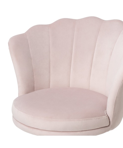 Francfranc（フランフラン） 家具 シェル デスクチェア ピンク