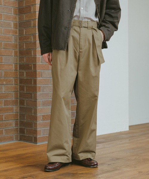 RAGEBLUE（レイジブルー） チノパン ベルト付きチノワイドストレート