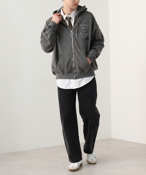 RE730 パーカー Devil full zip hoodie / デビルフルジップパーカー