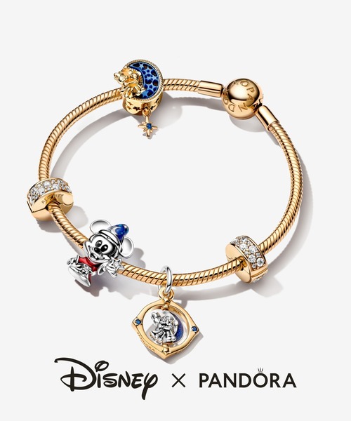 PANDORA（パンドラ） チャーム ディズニー 魔法使いの弟子 ミッキー