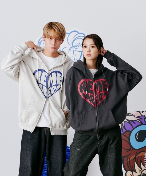 Remember. パーカー Remember LOVE Zip Hoodie / リメンバーラブジップ