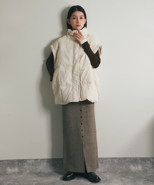 ダウンコート ダウンジャケット 袖取り外し2WAYダウンジャケットベスト
