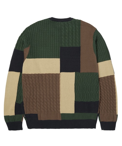 HUF（ハフ） セーター ニット COLUMBIA CABLE KNIT SWEATER メンズ