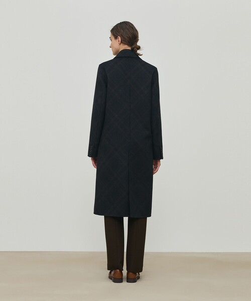 DES PRES（デプレ） コート チェスターコート ダブルフェイスチェック