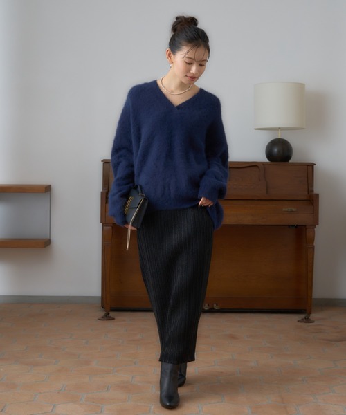 Rouge vif（ルージュ ヴィフ） ニット セーター フォックスウールV