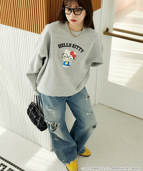 PUBLUX（パブリュクス） トレーナー スウェット ”HELLO KITTY/ハロー