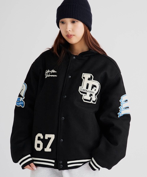 Liberaiders（リベレイダース） スタジャン LR VARSITY JACKET ロゴ
