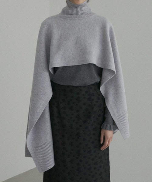 LE CIEL BLEU（ルシェルブルー） ニット セーター アシンメトリー