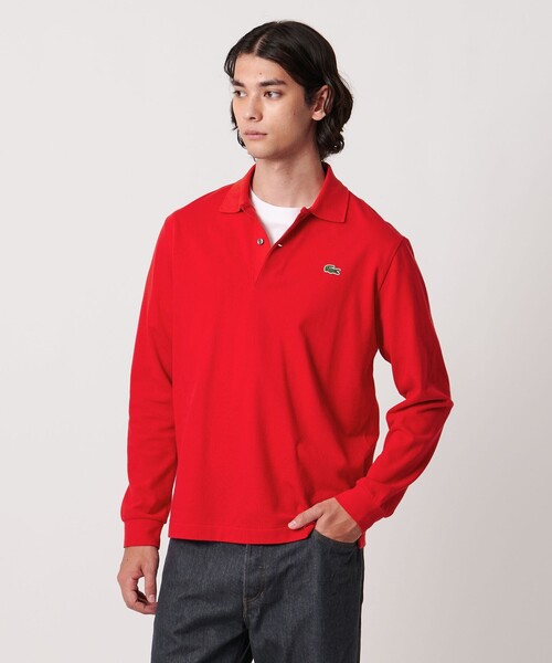 LACOSTE（ラコステ） ポロシャツ 「別注」「LACOSTE」ロングスリーブ