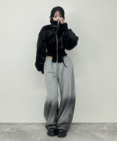 FOLLOWIN（フォロウィン） レザージャケット ライダース ボアカラー