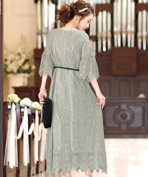 PourVous（プールヴー） ドレス 七分袖＆ロングワンピースドレス