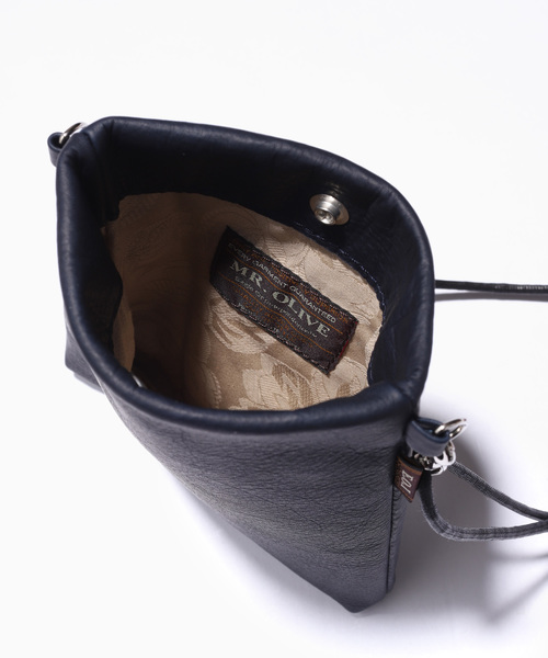 ショルダーバッグ ウォーター プルーフ ウォッシャブル レザー / ミニ