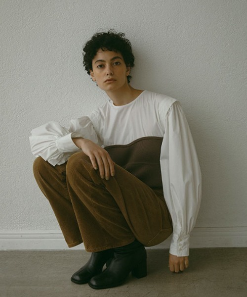 ETRE TOKYO（エトレトウキョウ） ブラウス シャツ ニットビスチェ