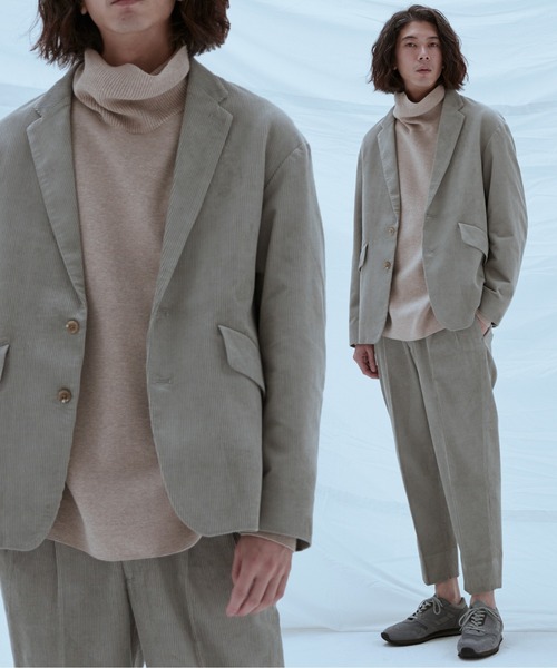 WYM LIDNM セットアップ RAYON 11W CORDUROY SET-UP/セットアップ