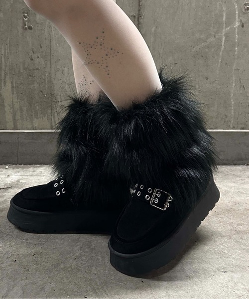 sedacle girl（セダクルガール） レッグウォーマー フェイクファー