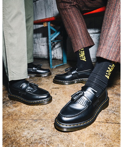 Dr.Martens（ドクターマーチン） ローファー ADRIAN イエローステッチ