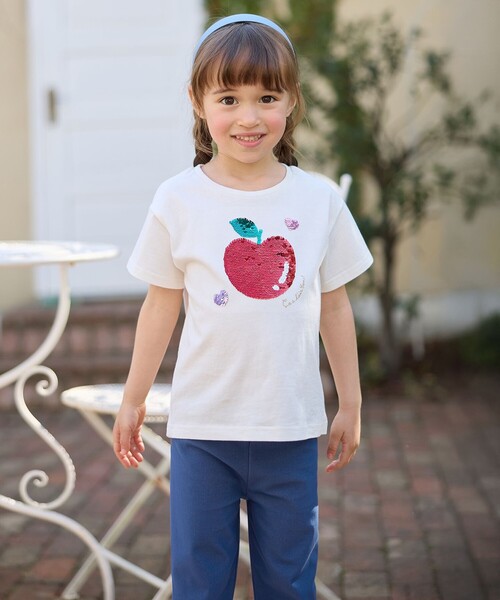 ANY（エニィ） tシャツ ミラクルスパンコールTシャツ キッズ 子供服