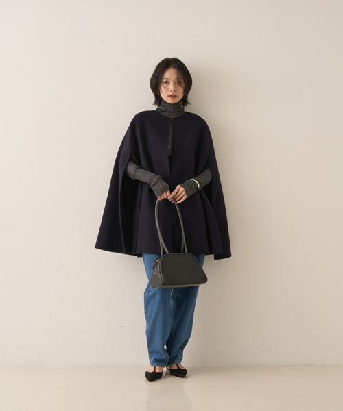 Rouge vif（ルージュ ヴィフ） ポンチョ 「ウールSuper110's」リバー